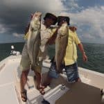 Keeper Snook and Redfish on the Attitude Adjustment