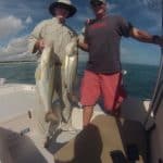 Doubled up keeper Snook with first baits